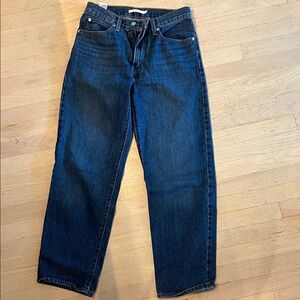 Levi's Dark Blue 94 Baggy sz 27 31 Straight Leg Jeans
